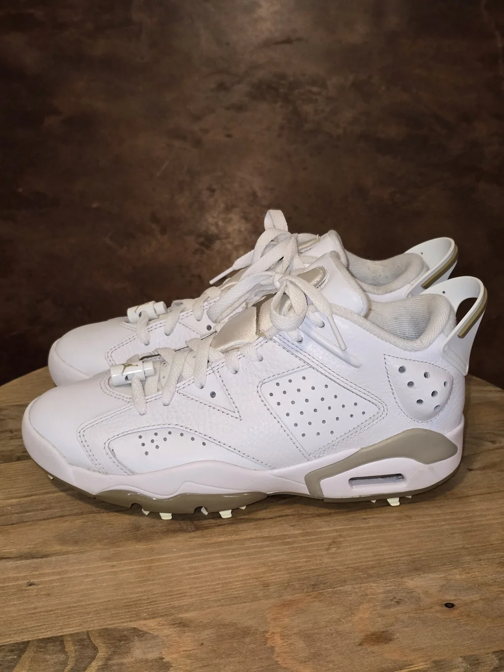 Nike Air Jordan 6 Retro Low Golf White Khaki Men's Size 6.5 DV1376-100